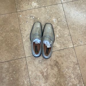 Dress shoes by Stacy Adams. Size 13, grey loafers